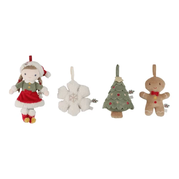 Zawieszki choinkowe Rosa X-MAS Little Dutch – pełen zestaw
