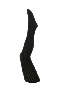 Rajstopki BRAID mikrofibra wzorzyste NERO