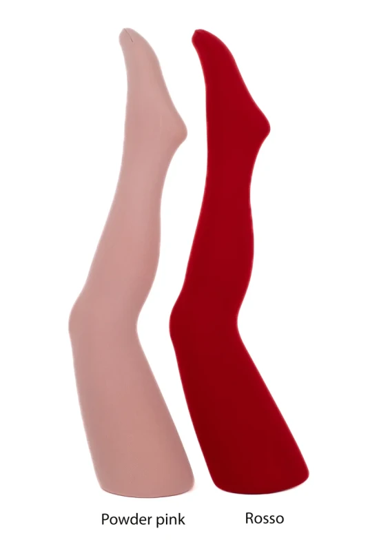 Czerwone mocno kryjące rajstopki mikrofibra 3D NOQ by Knittex CORINA / MINI