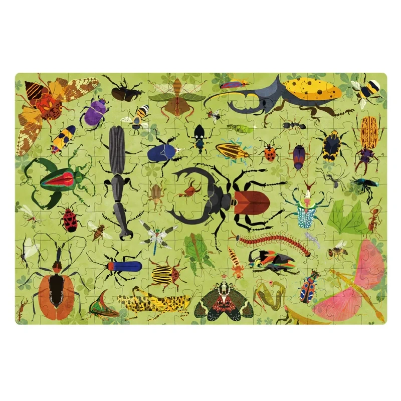 Puzzle Uczmy się! Owady Świata – kolorowe owady dla dzieci