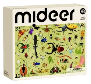 Puzzle Uczmy się! Owady Świata 126 el. 3 lata+ mideer CT4301