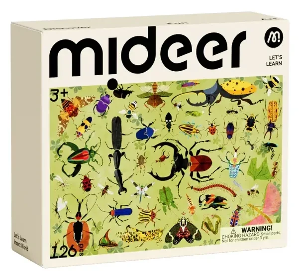 Puzzle Mideer Owady Świata – edukacyjna układanka 126 elementów
