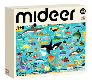 Puzzle Uczmy się! Podwodny świat 126 el. 3 lata+ mideer CT4303