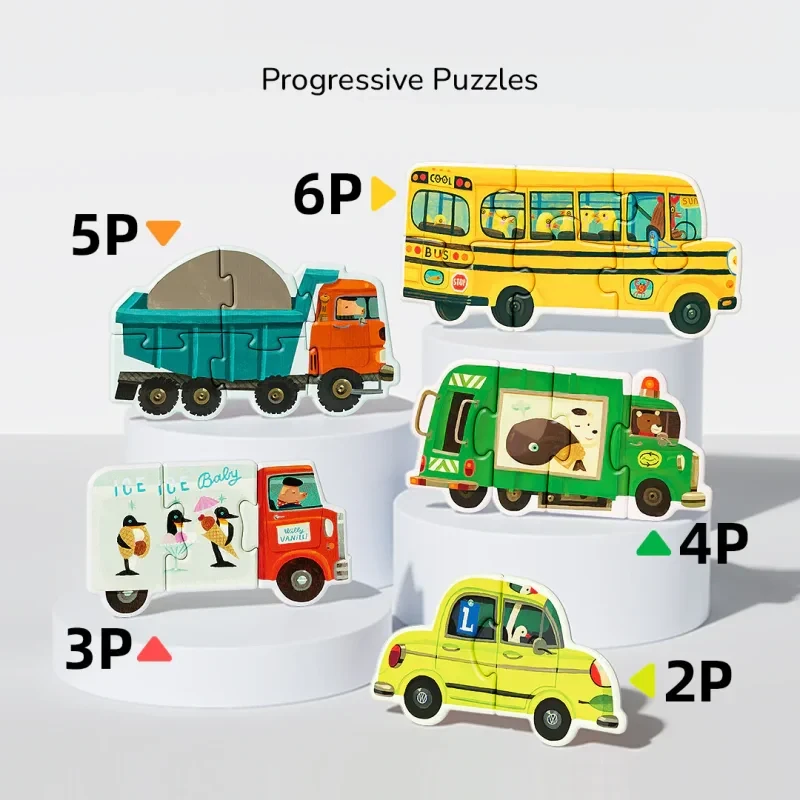 Puzzle edukacyjne Mideer MD1458 – rozwija koncentrację i wyobraźnię przestrzenną