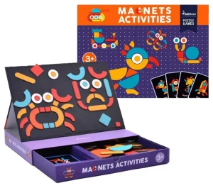 Magnetyczna układanka i gra 2w1 Zabawa wzorami 3 lata+ mideer MD1041