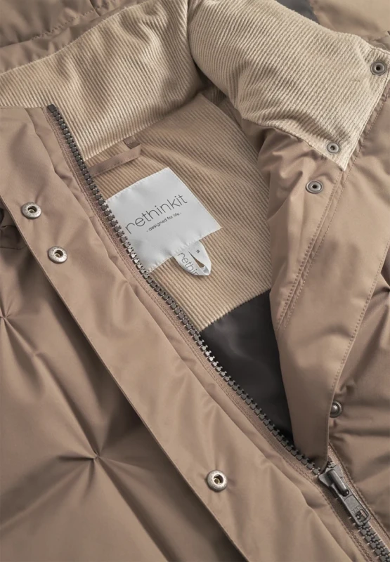 classic parka puffer rethinkit studios walnut