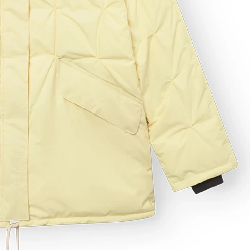 lemon curd parka jacket – windproof and water resistant rethinkit studios