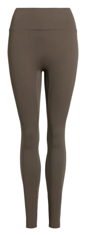 butter soft tights all day dark brown rethinkit studios – legginsy damskie