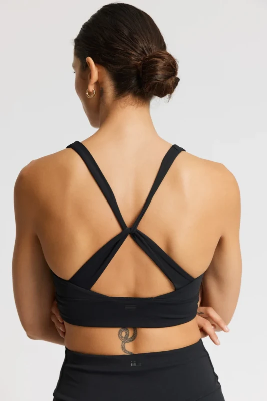 sports bra seinna black rethinkit studios