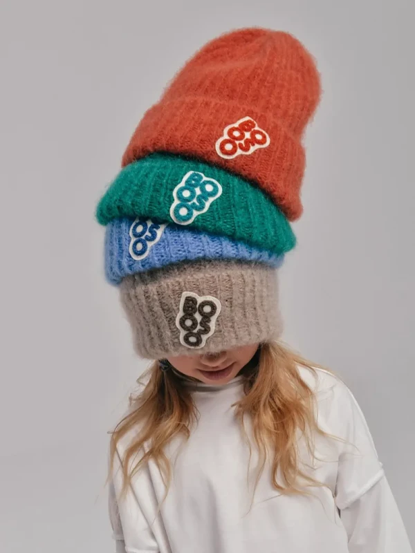 Ciepła moherowa czapka BOOSO FLUFF BEANIE green – zielona czapka unisex wyprodukowana w Polsce