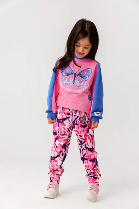 Bluza Popstar Sweatshirt POP FUSION Hey Popinjay! – kolorowa bluza z motylem