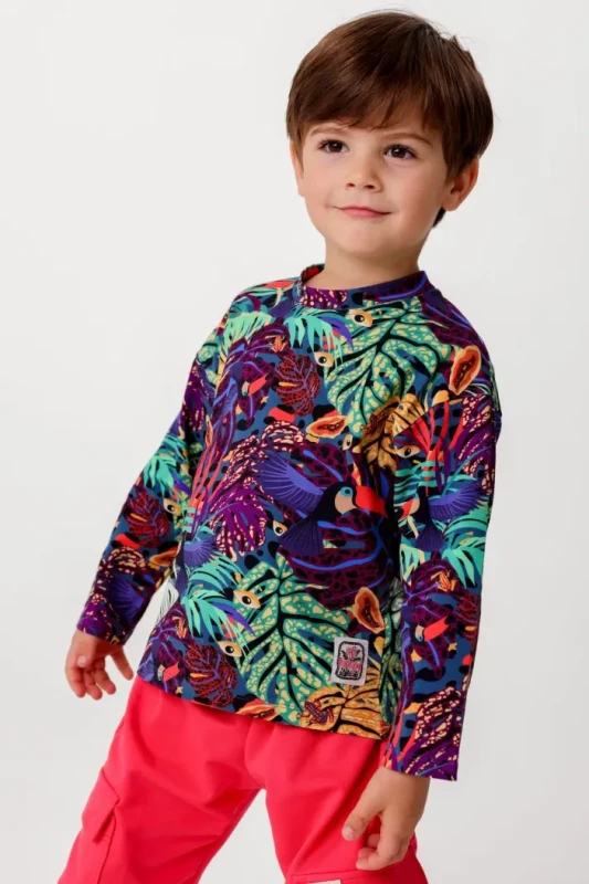longsleeve dziecięcy WILD EDEN Hey Popinjay