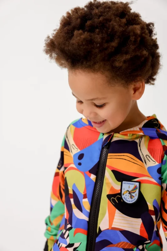 bluza dziecięca z kapturem JUNGLE WHISPER Hey Popinjay