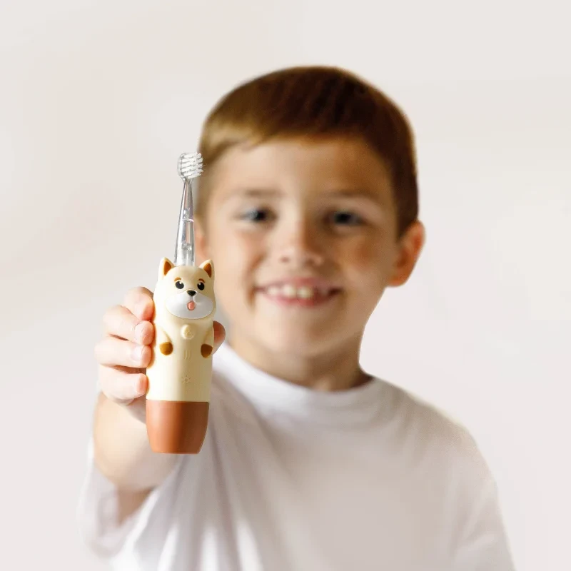 Szczoteczka soniczna InnoGIO GIOdog Brown dla dzieci 2+