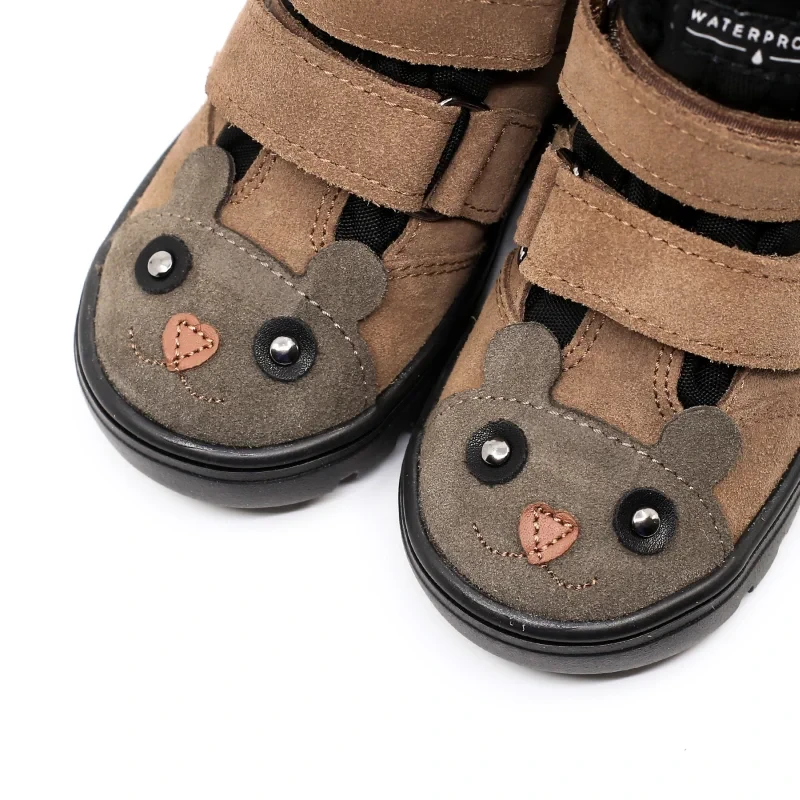 Buty zimowe dla dzieci Mrugała MALI Bear karmel