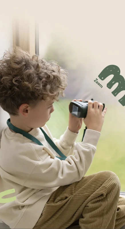 Mikroskop z ekranem LCD KidLupe Discovery zielony