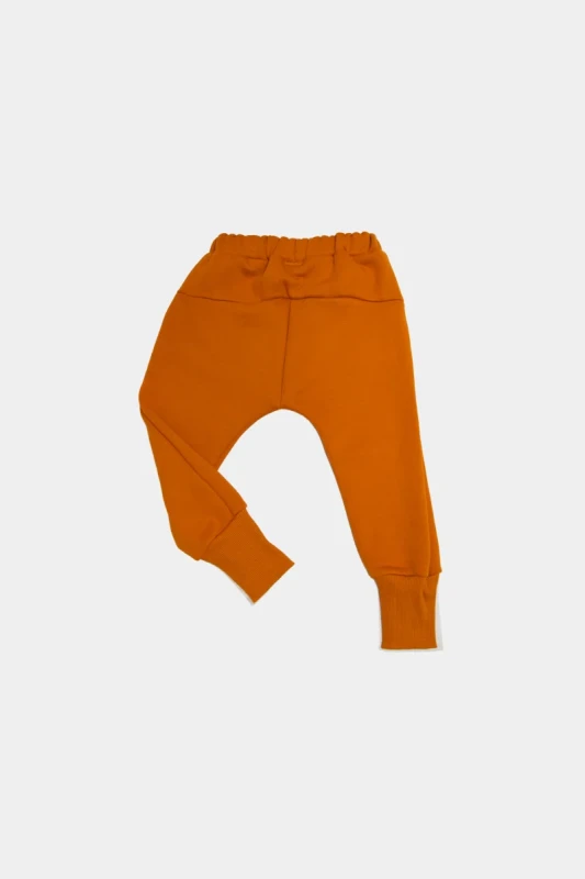 Ciepłe spodnie ocieplane booso 226 CLASSIC WARM PANTS ORANGE