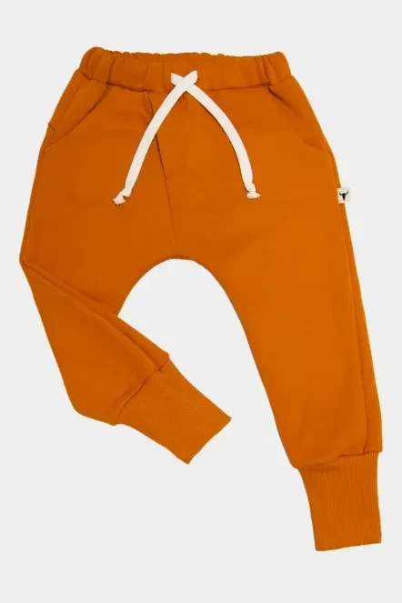 Spodnie ocieplane 226 CLASSIC WARM PANTS ORANGE booso dla dzieci pomarańczowe