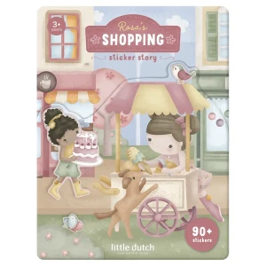 Książeczka z naklejkami Rosa na zakupach 3 lata+ Little Dutch 126763