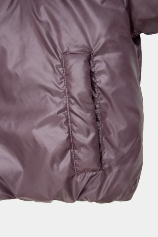 booso purple wide coat 509 kurtka ocieplana