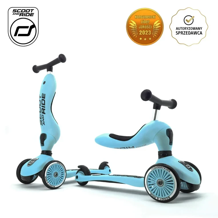 scoot and ride highwaykick 1 blueberry jeździk i hulajnoga