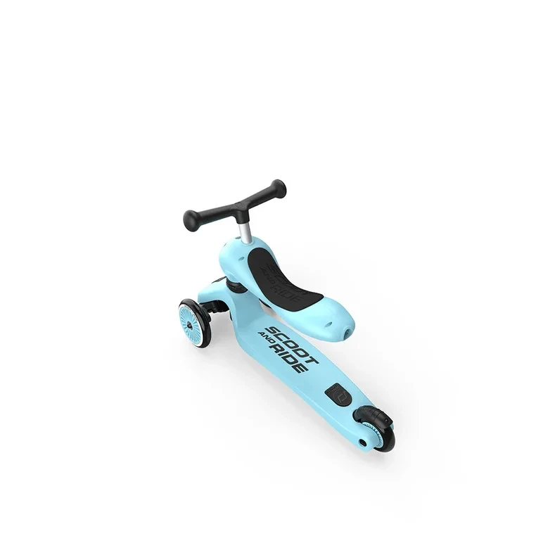 Scoot & Ride Highwaykick 1 Blueberry – jeździk i hulajnoga 2w1