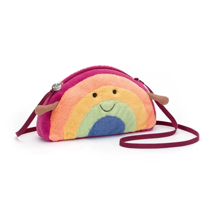 Torebka Uśmiechnięta Tęcza Jellycat 25 cm pluszak