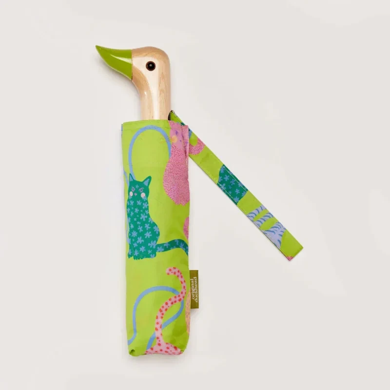 Parasolka Kaczka Arty Cats Lime Original Duckhead