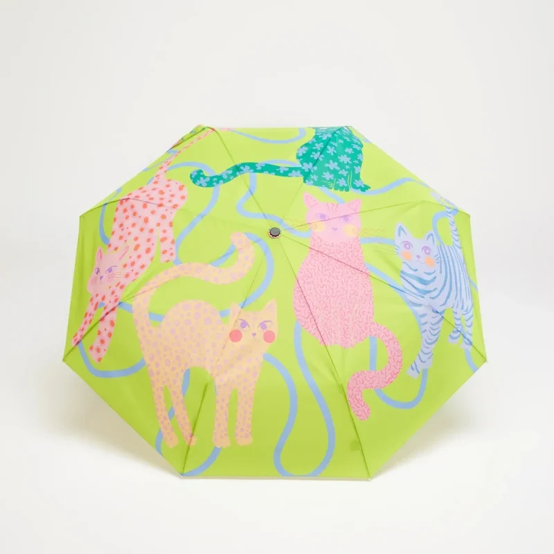 Parasolka Kaczka Arty Cats Lime Original Duckhead – stylowa