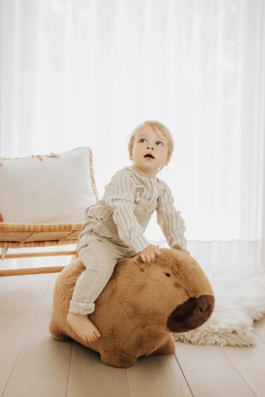 Dmuchany skoczek Soft Bouncy Capybara – zabawka dla malucha