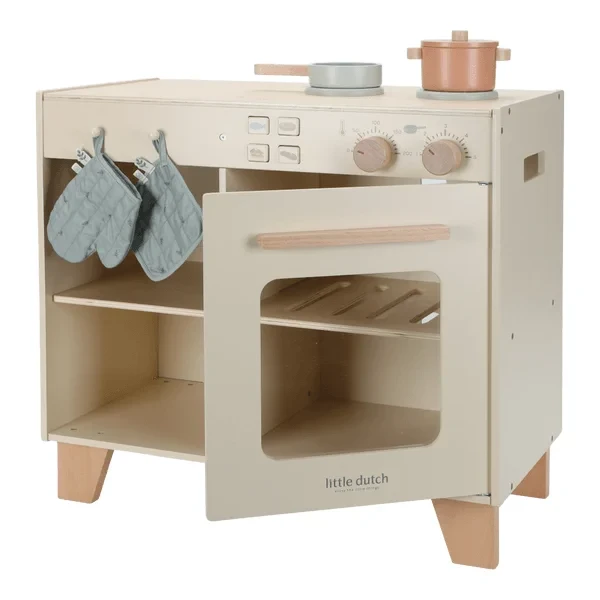 LITTLE DUTCH: Kuchnia drewniana FSC w edycji limitowanej to idealna zabawka dla dzieci 3+. Realistyczne elementy, akcesoria i piękny design. Sprawdź model LD2498!