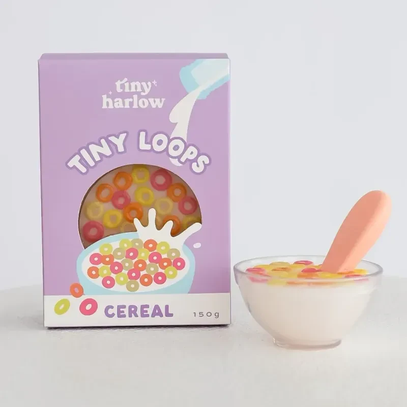 Tiny Harlow Tiny Tummies – miseczka i łyżeczka Płatki śniadaniowe