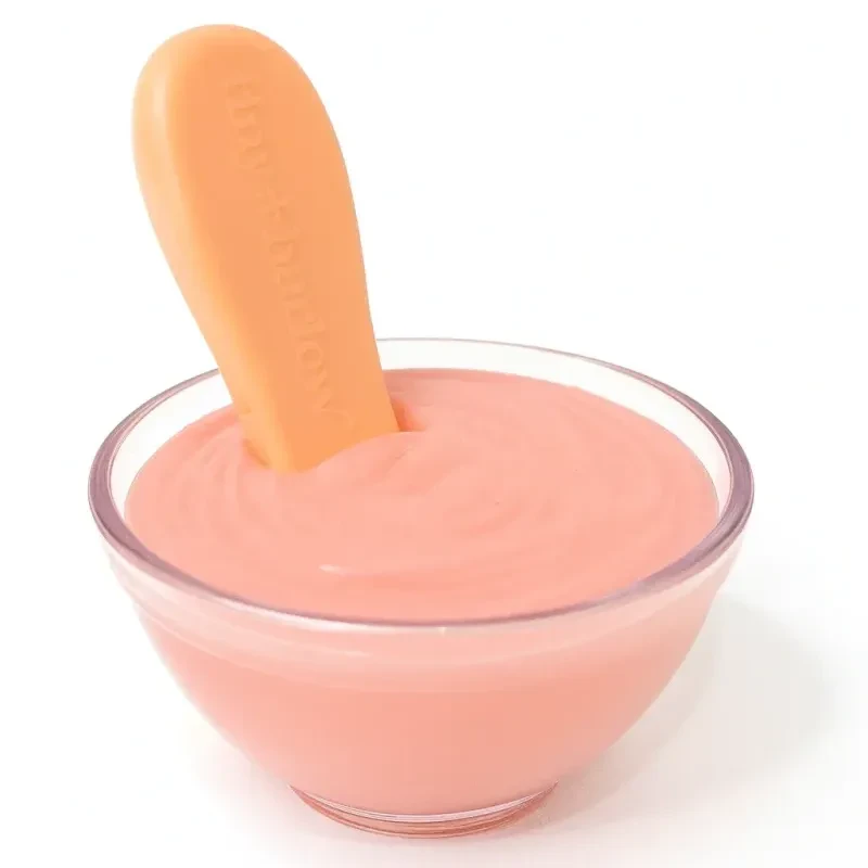 Tiny Harlow Tiny Tummies – miseczka i łyżeczka Jogurt Truskawkowy