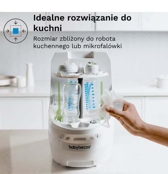 Baby Brezza – eliminacja 99,9% bakterii i zarazków