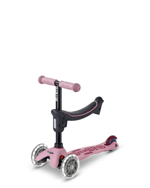 Mini Micro Rock & Go LED – stabilna i trwała hulajnoga dla dzieci