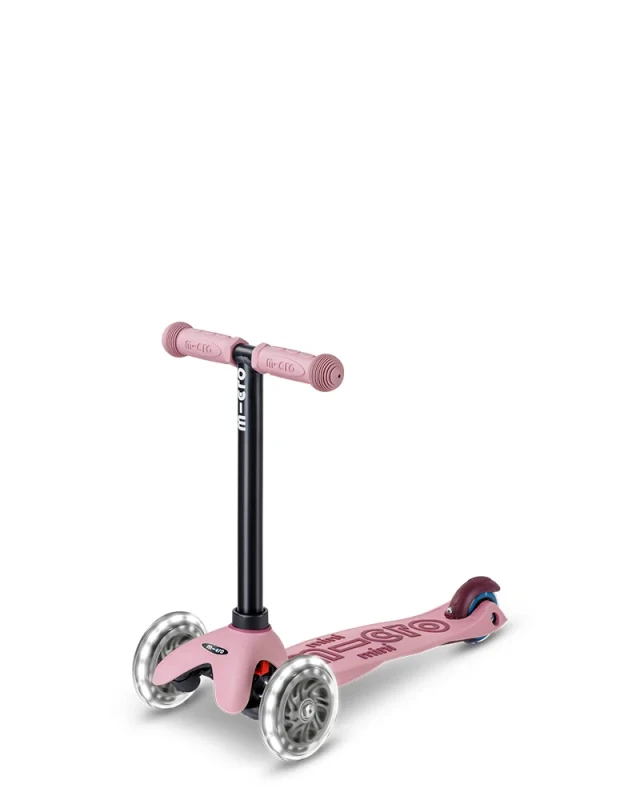 Zabawa dla rodzeństwa Mini Micro Deluxe Dusty Rose – jedno buja, drugie jeździ