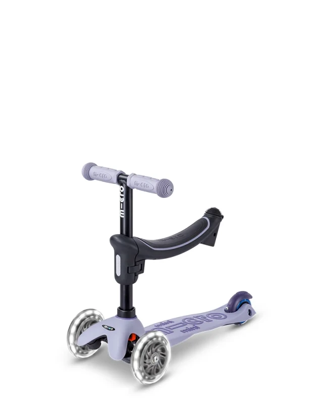 Mini Micro Rock & Go LED – stabilna i trwała hulajnoga dla dzieci