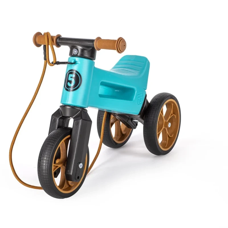 Rowerek biegowy 2w1 FW Rider Super Sport Aqua Turkusowy dla dzieci 18 m+