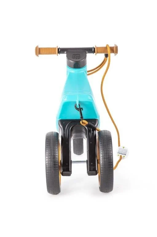 FWRider-Super-Sport-515777-Kolor-Aqua-Turkusowy-z-brazowymi-felgami-Rowerek-biegowy-Jezdzik-2w1-Ciche-kola-Pasek-do-noszenia-dla-Rodzica-polkabubu-8.webp