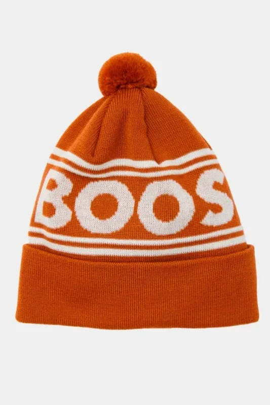 czapka apres booso beanie terra merino z pomponem