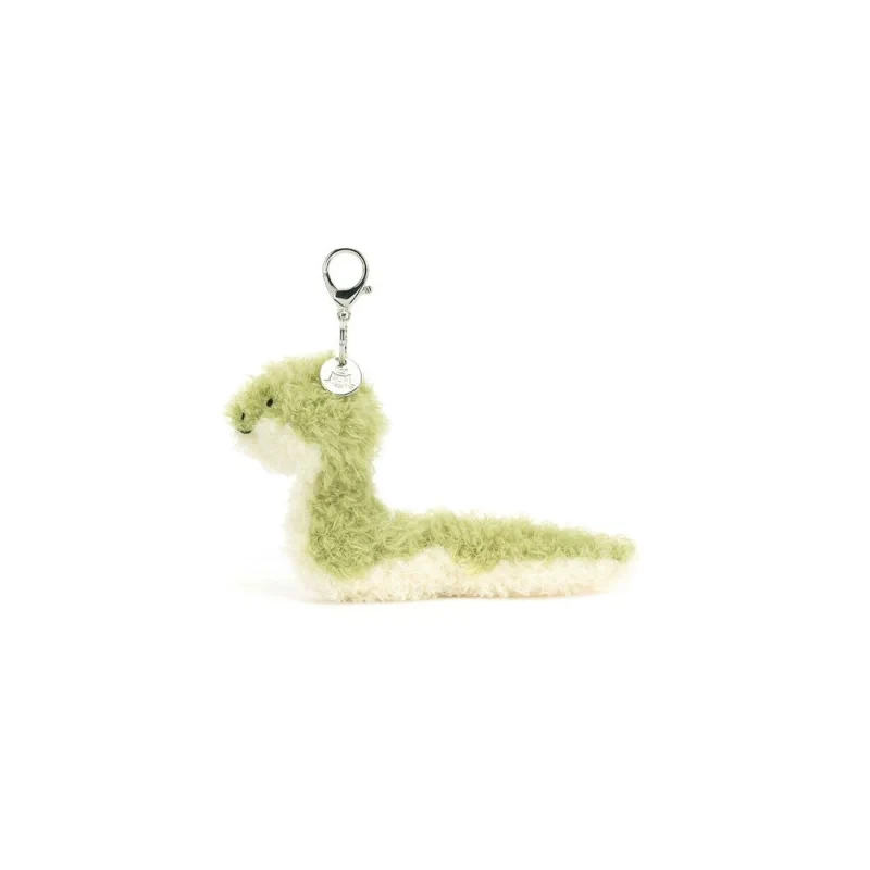 jellycat brelok wąż zielono-beżowy