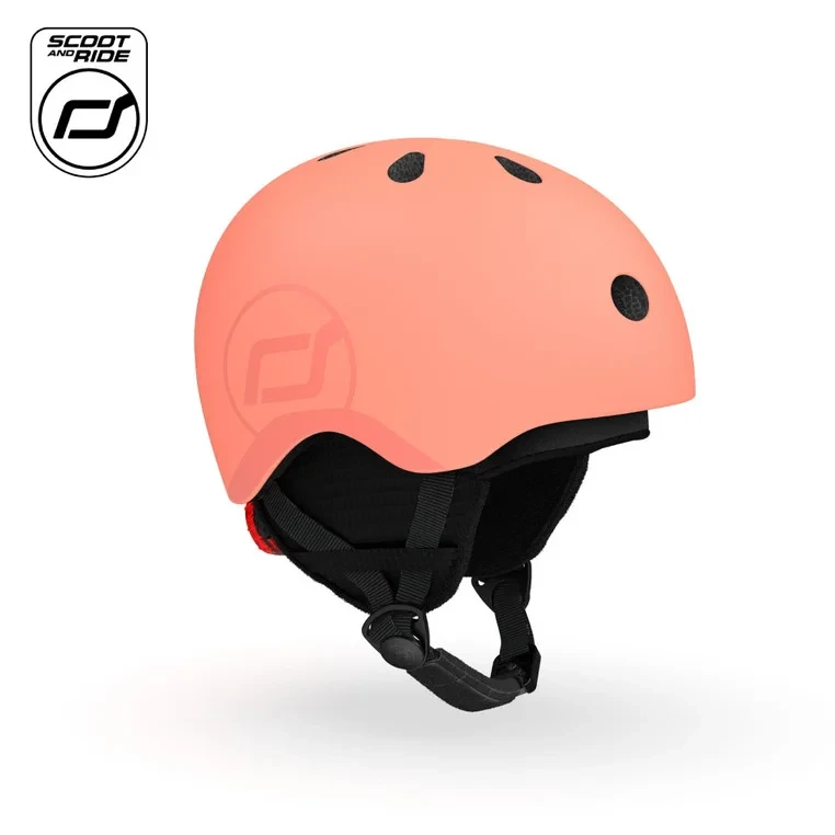 kask narciarski dla dzieci Scoot and Ride Peach S-M