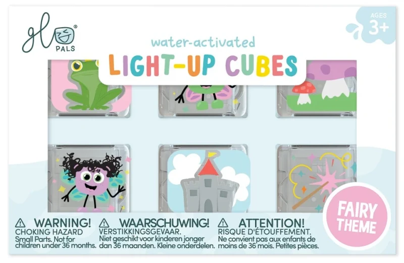 Kostki sensoryczne Glo Pals – świecące w wodzie, motyw wróżki