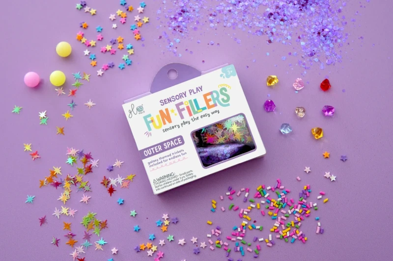 Kreatywna zabawa sensoryczna – SPACE Fun Fillers Glo Pals