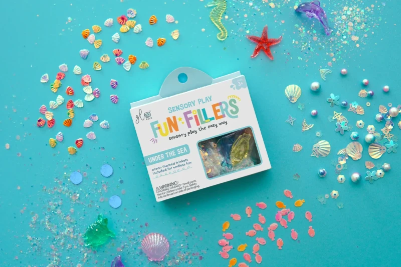 Kreatywna zabawa sensoryczna – morskie Fun Fillers Glo Pals