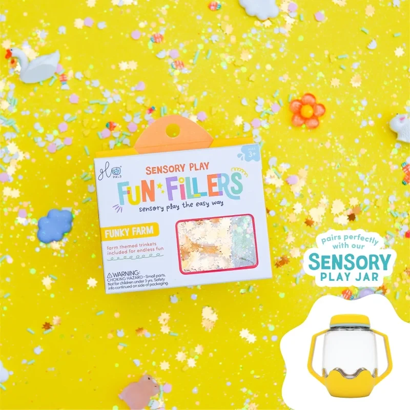 Kreatywna zabawa sensoryczna – Fun Fillers farma Glo Pals