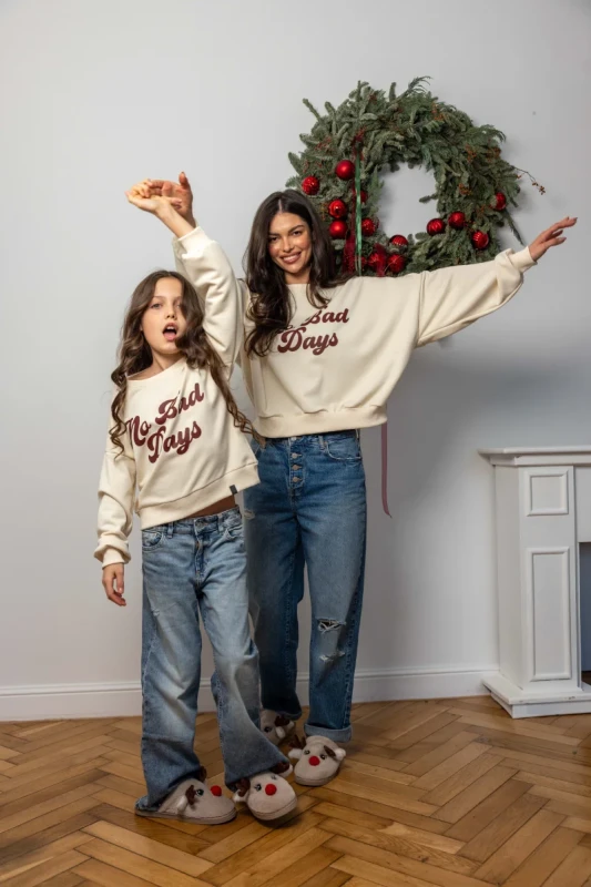bluza dziecięca z nadrukiem NO BAD DAYS