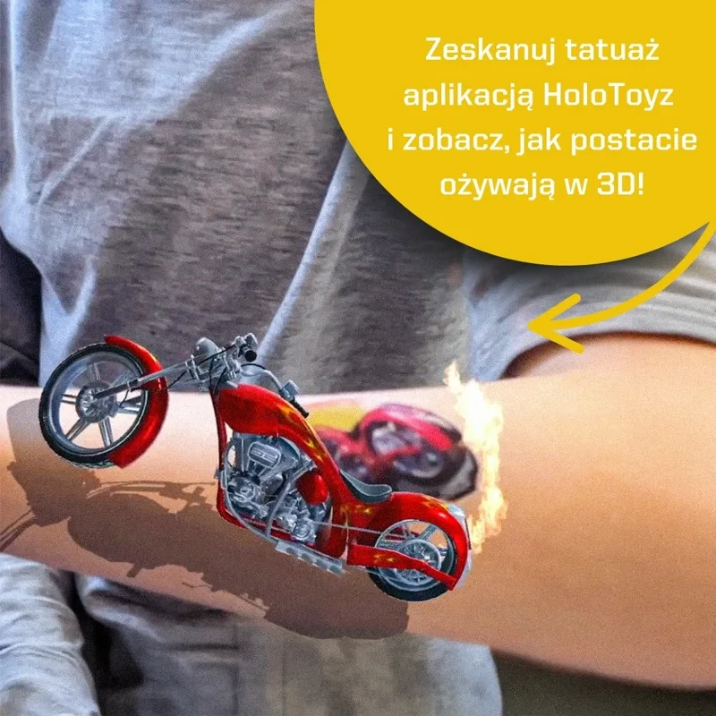 Tatuaże 3D dla dzieci – pojazdy Metal Mania