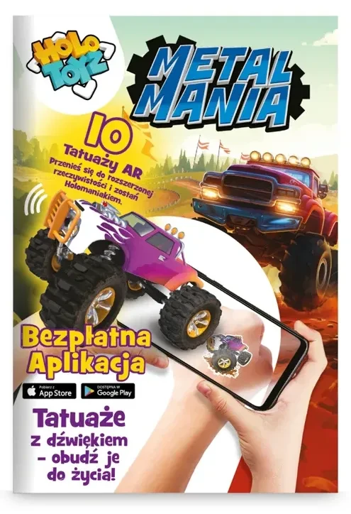 Tatuaże AR HoloToyz Metal Mania – opakowanie