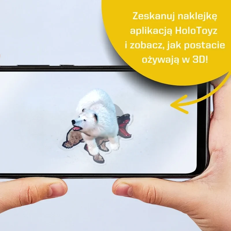 Animowane naklejki AR dla dzieci 3+ HoloToyz